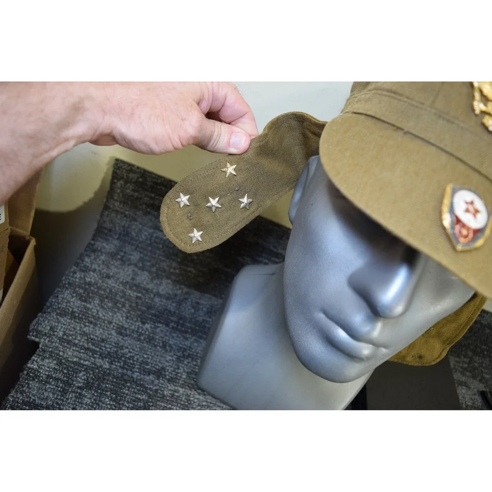 Soviet Russian Afghanka Hat Soldier Cap Military Hat 56 USSR + PINS